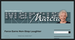 Desktop Screenshot of marciamarciamarcia.net